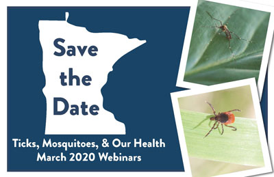 Save the Date graphic for ticks the webinar series