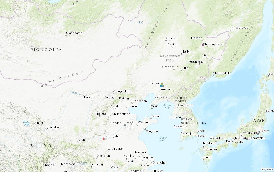 Map of China 